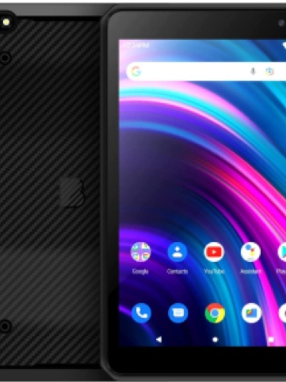 Black Android Tablet with Quad-Core Processor.